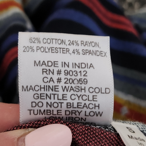 PARSLEY SAGE Top Womens Small Multicolor Y2K Southwestern Western Boho Artsy - Picture 11 of 12